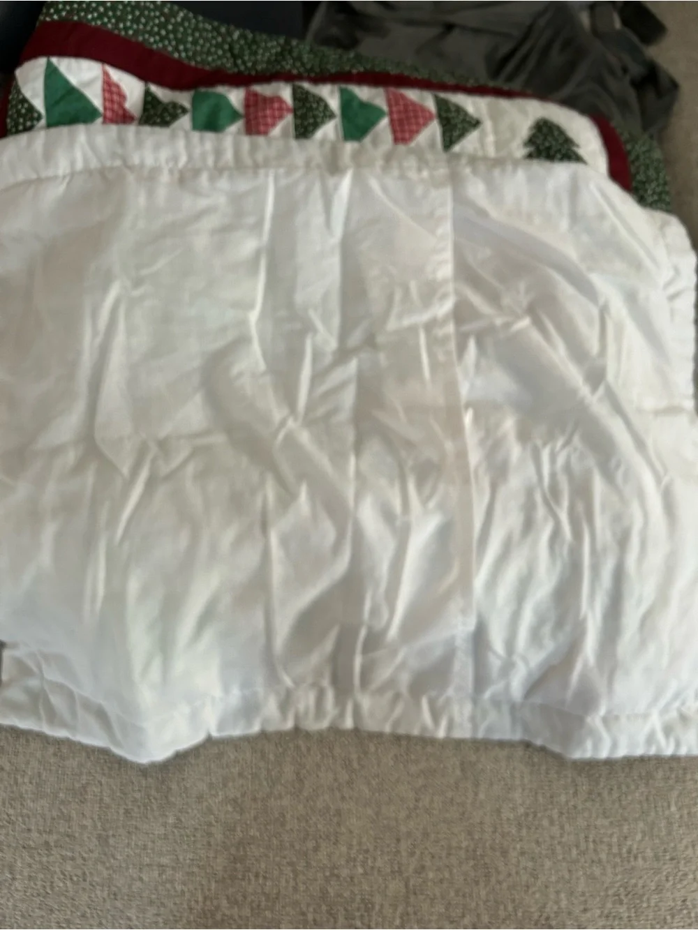 Quilt, Christmas Queen Snowman Patchwork Quilt With 2 Pillow Shams Vtg